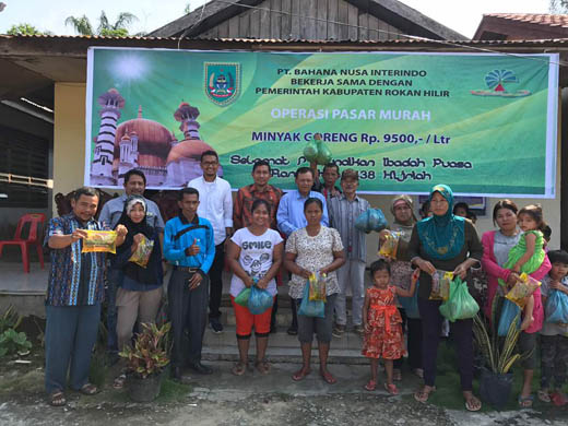 Ada Pasar Murah di Bangko Pusako Rohil